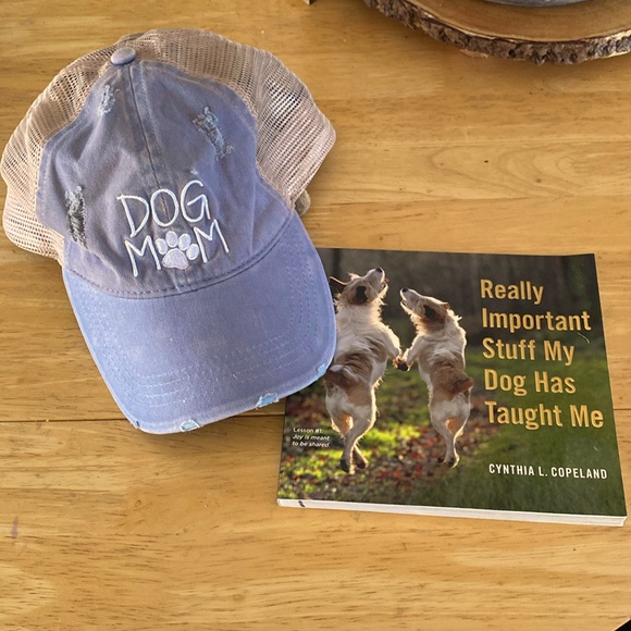 NWT Adjustable Dog Mom Hat with dog bundle NEW - Picture 2 of 12